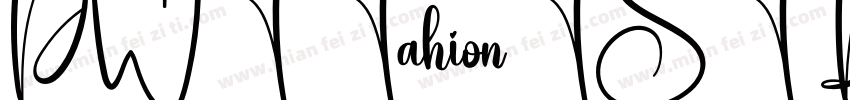 PWT TahionTST Regular字体转换